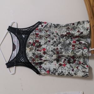 Ranna Gill floral bird top Anthropologie